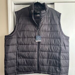 Men's Gray Puffer Vest